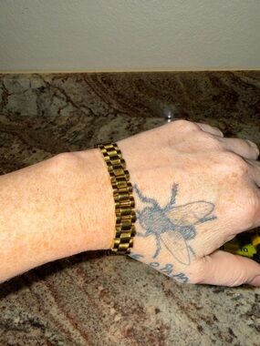 Buddy Love Gold-Tone Link Bracelet